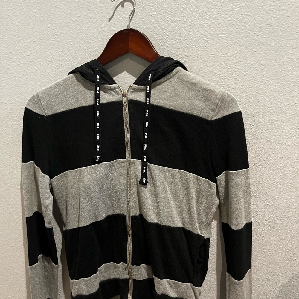 pink zip up